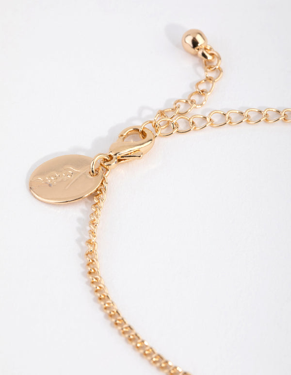 Kids Gold Shard Butterfly Pack Bracelets