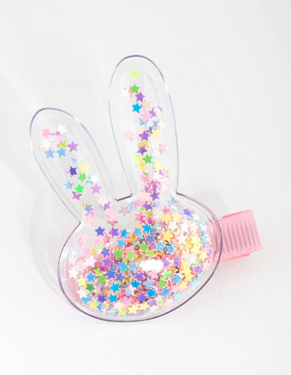 Kids Plastic Shaker Bunny Pack Clip