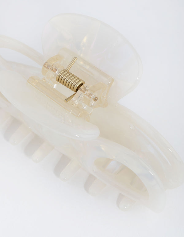 Acrylic White Bow Claw