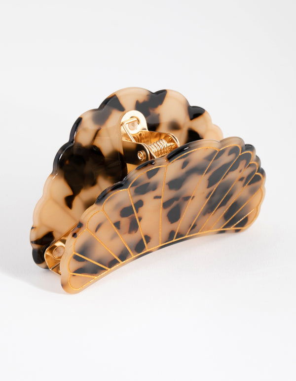 Acrylic Tortoiseshell Shell Claw