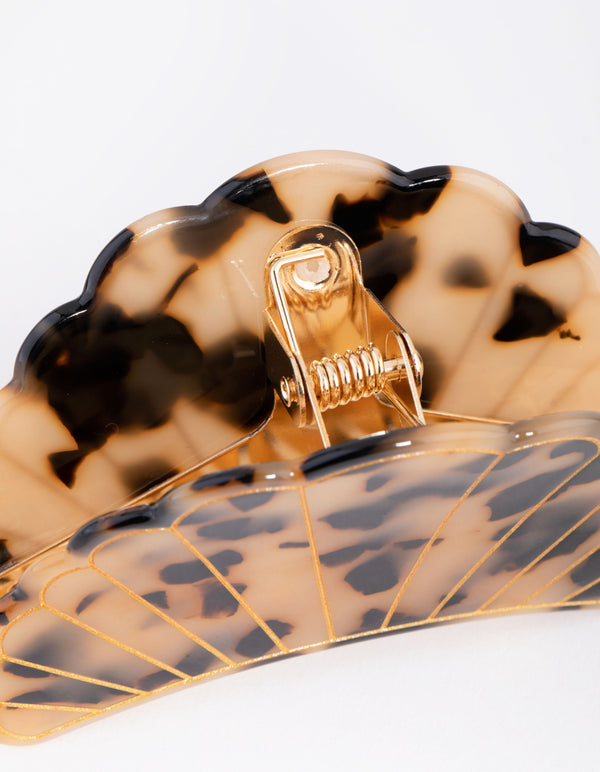 Acrylic Tortoiseshell Shell Claw