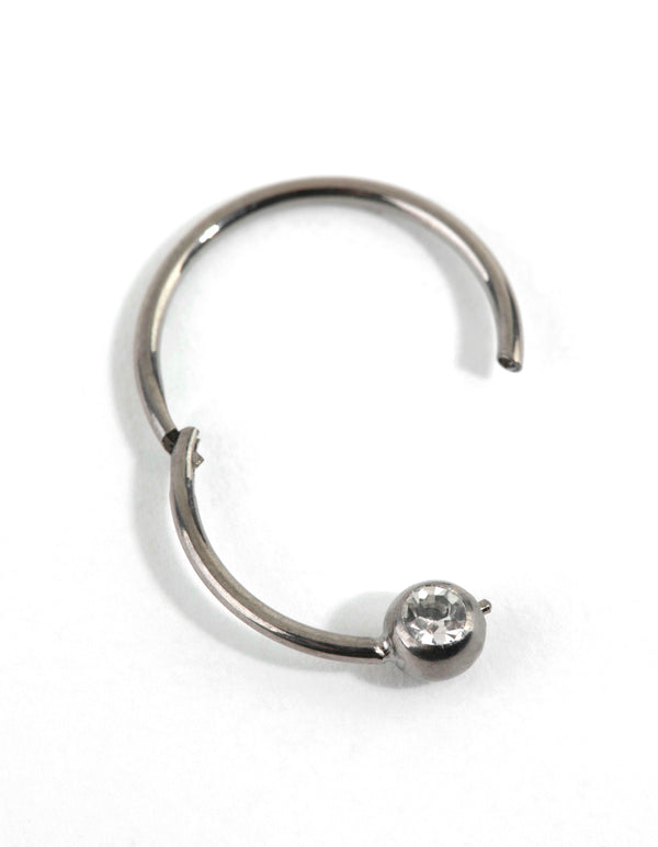 Titanium Diamante Ball Clicker