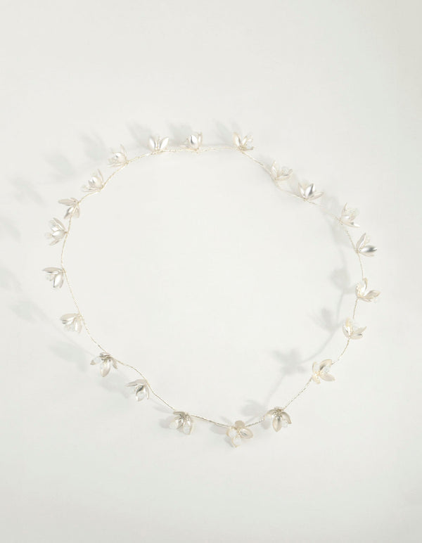 Mixed Flower Detail Dainty Halo