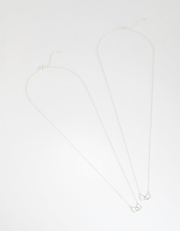 Sterling Silver Mother & Daughter Necklace Pack