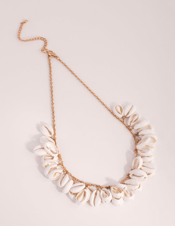 Gold Cowrie Shell Necklace