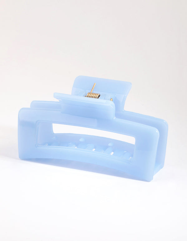 Blue Rectangle Acrylic Claw