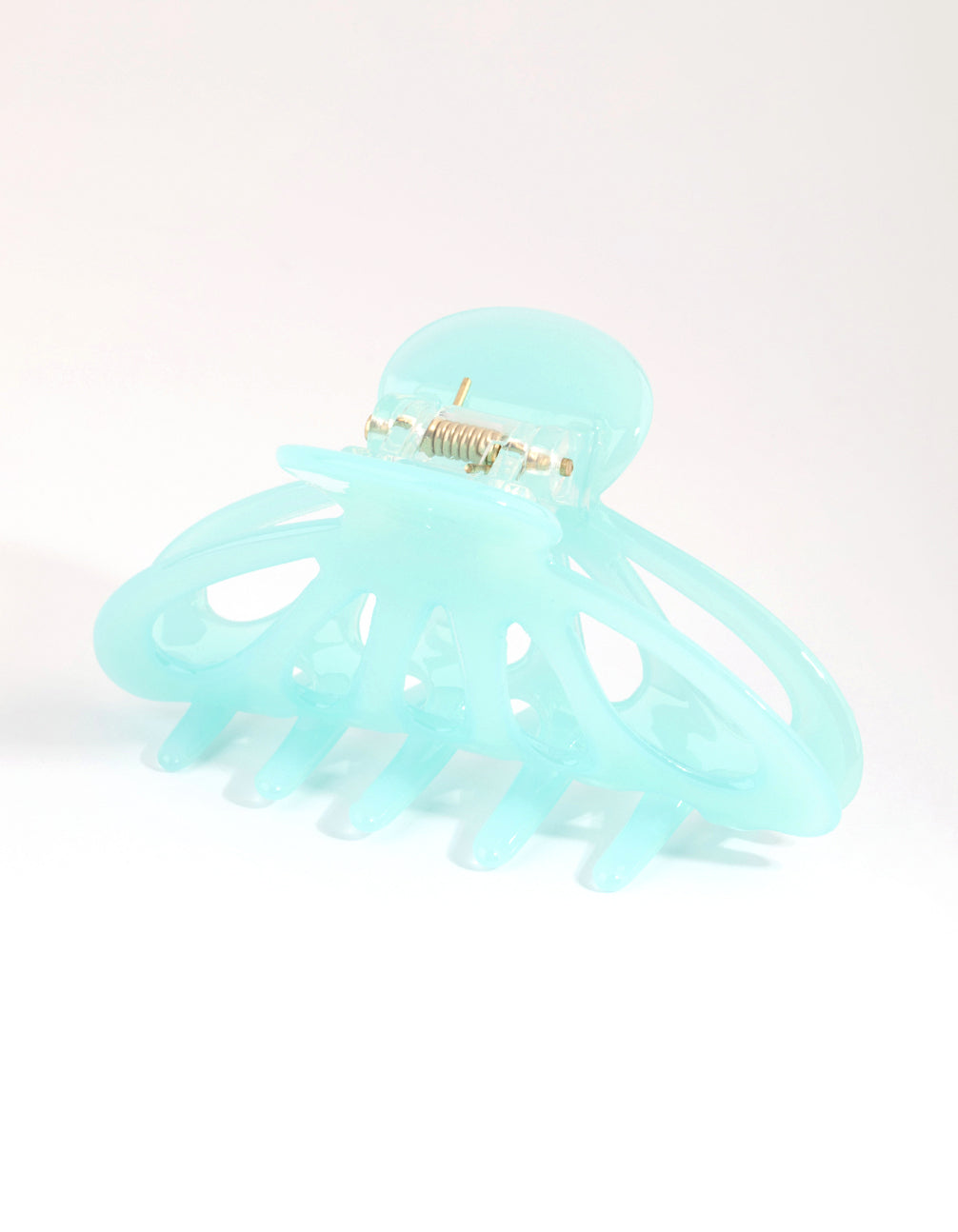 Aqua Round Acrylic Cut Out Claw