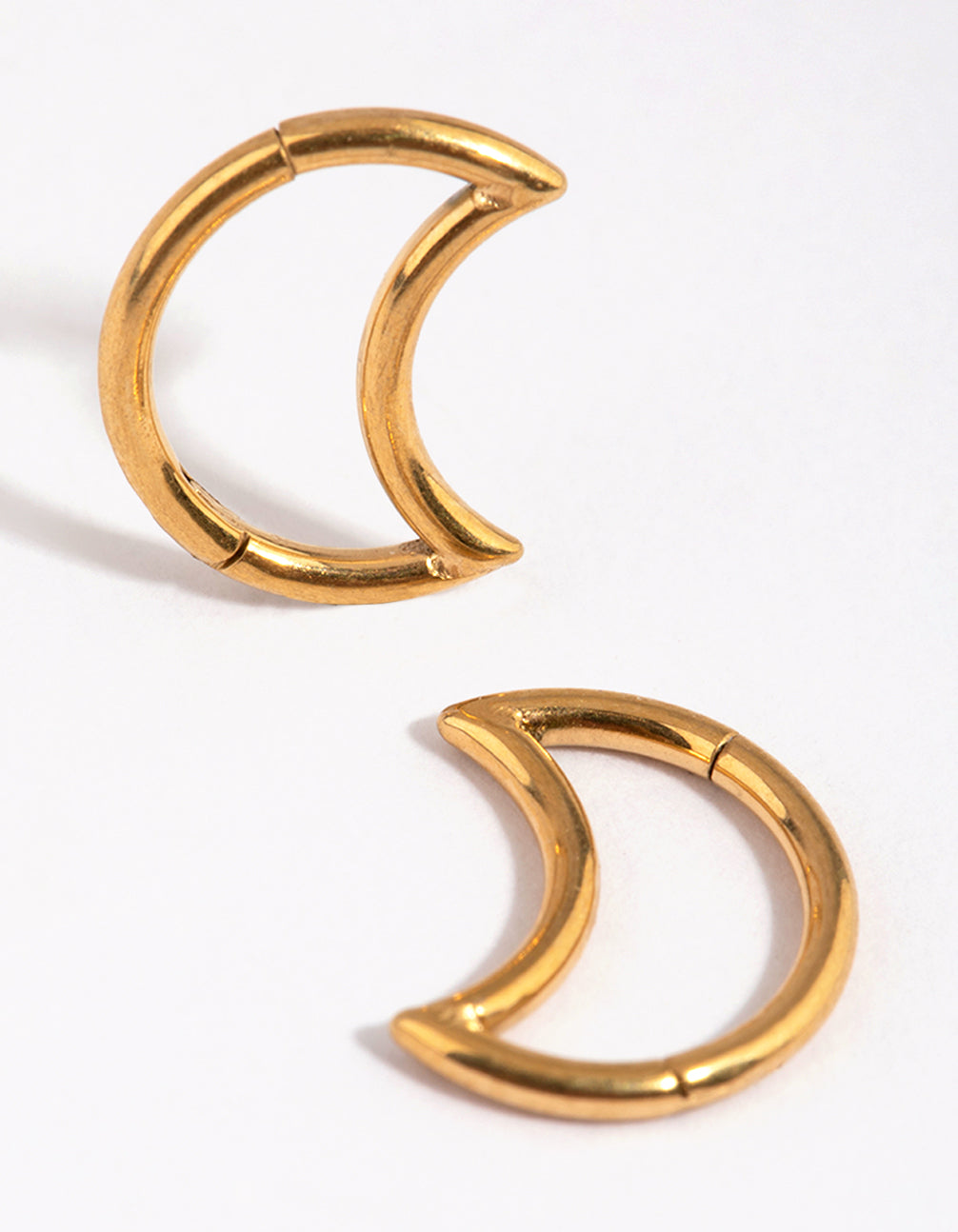 Gold Plated Surgical Steel Moon Sleeper