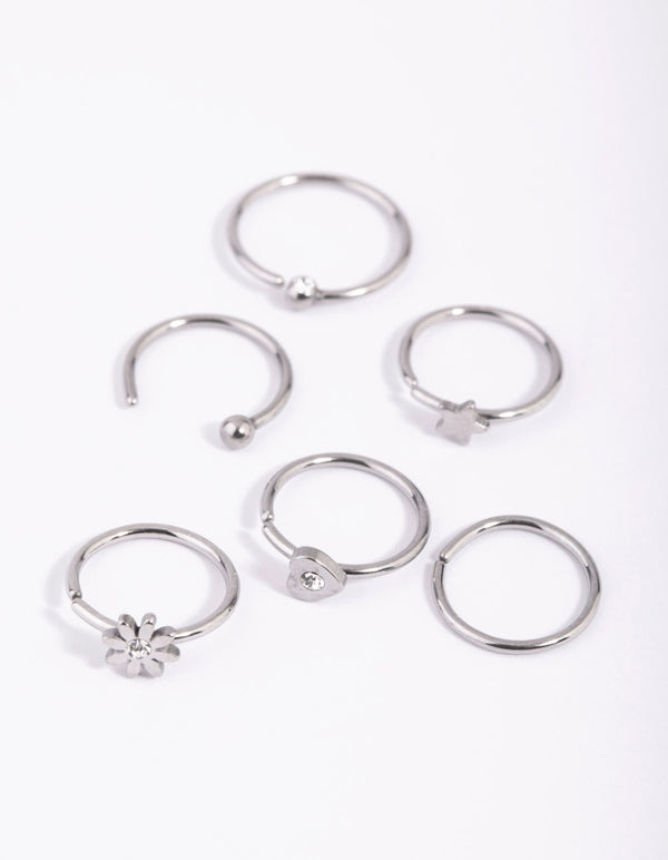 Surgical Steel Femme Nose Studs