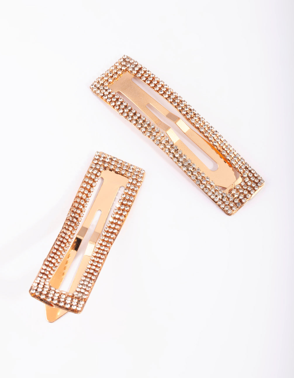 Gold Cup Chain Rectangular Clip Set