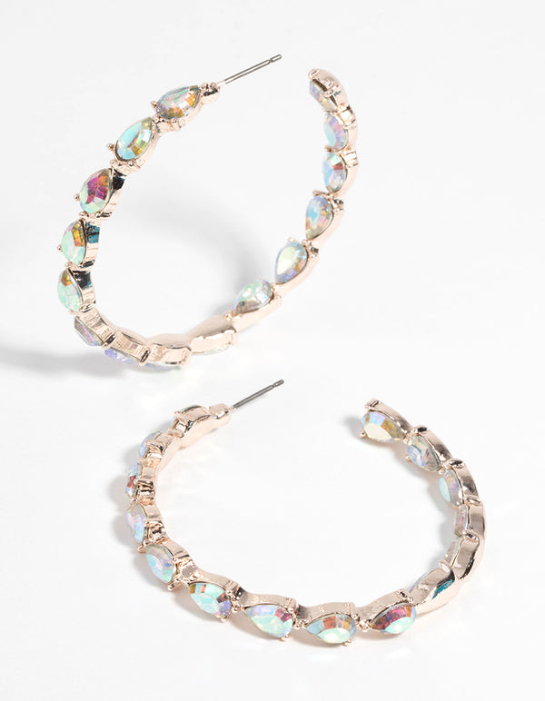 Rose Gold Hoop Earrings