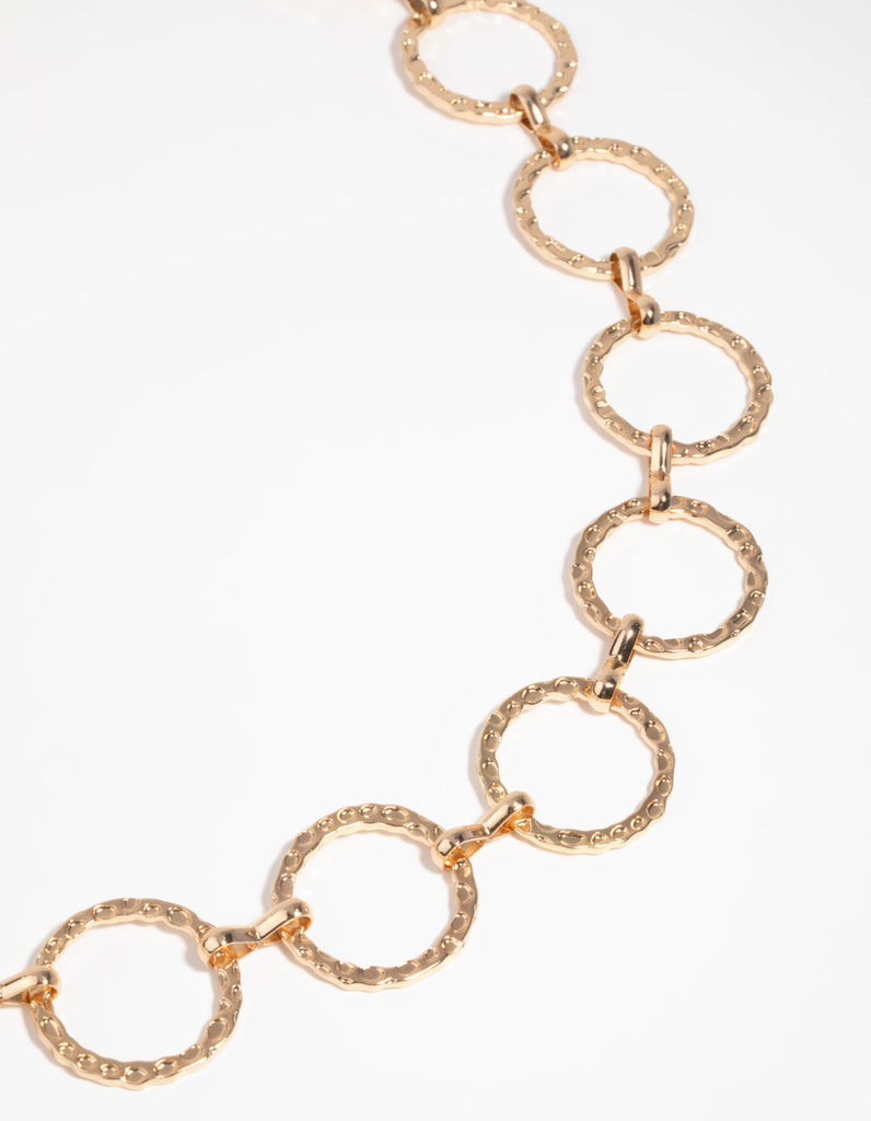 Gold Circle Chain Belt Lovisa