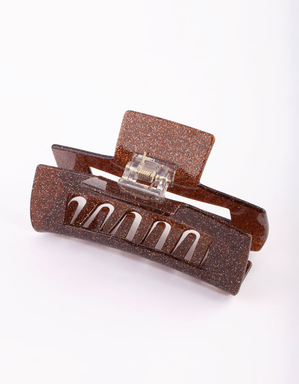 Rectangular Glitter Claw