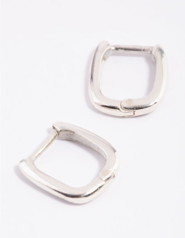 Sterling Silver Huggie Hoop Earrings