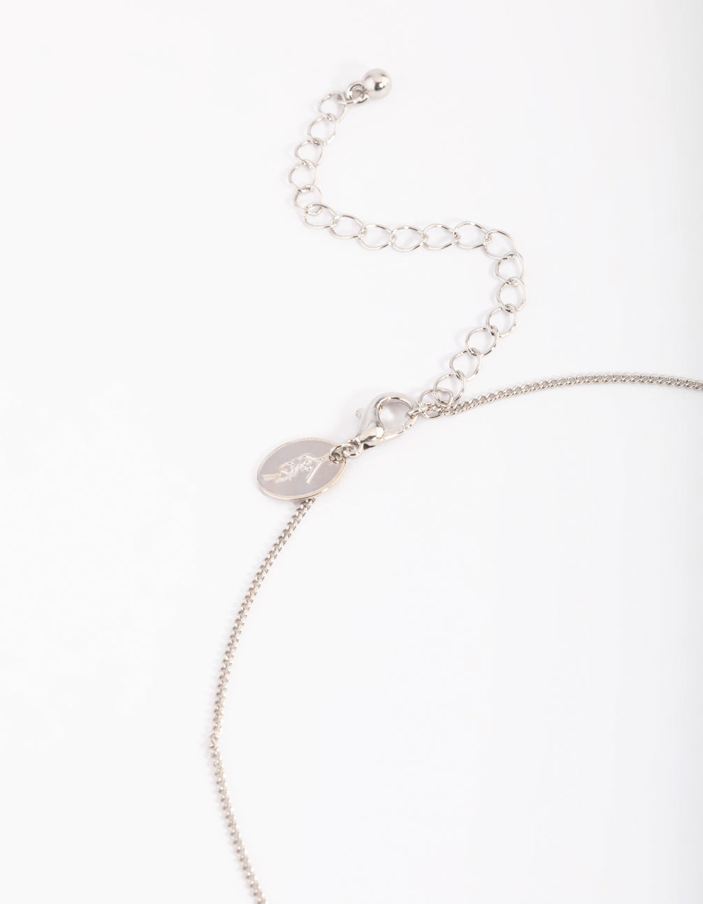 Silver Cubic Zirconia Heart Necklace