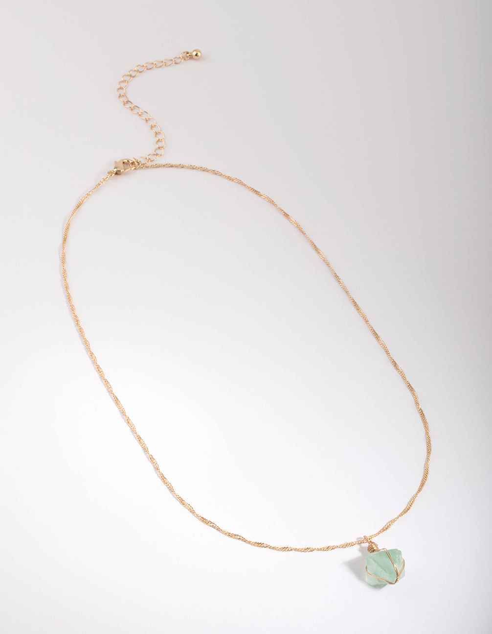 Green Fluorite Cage Necklace