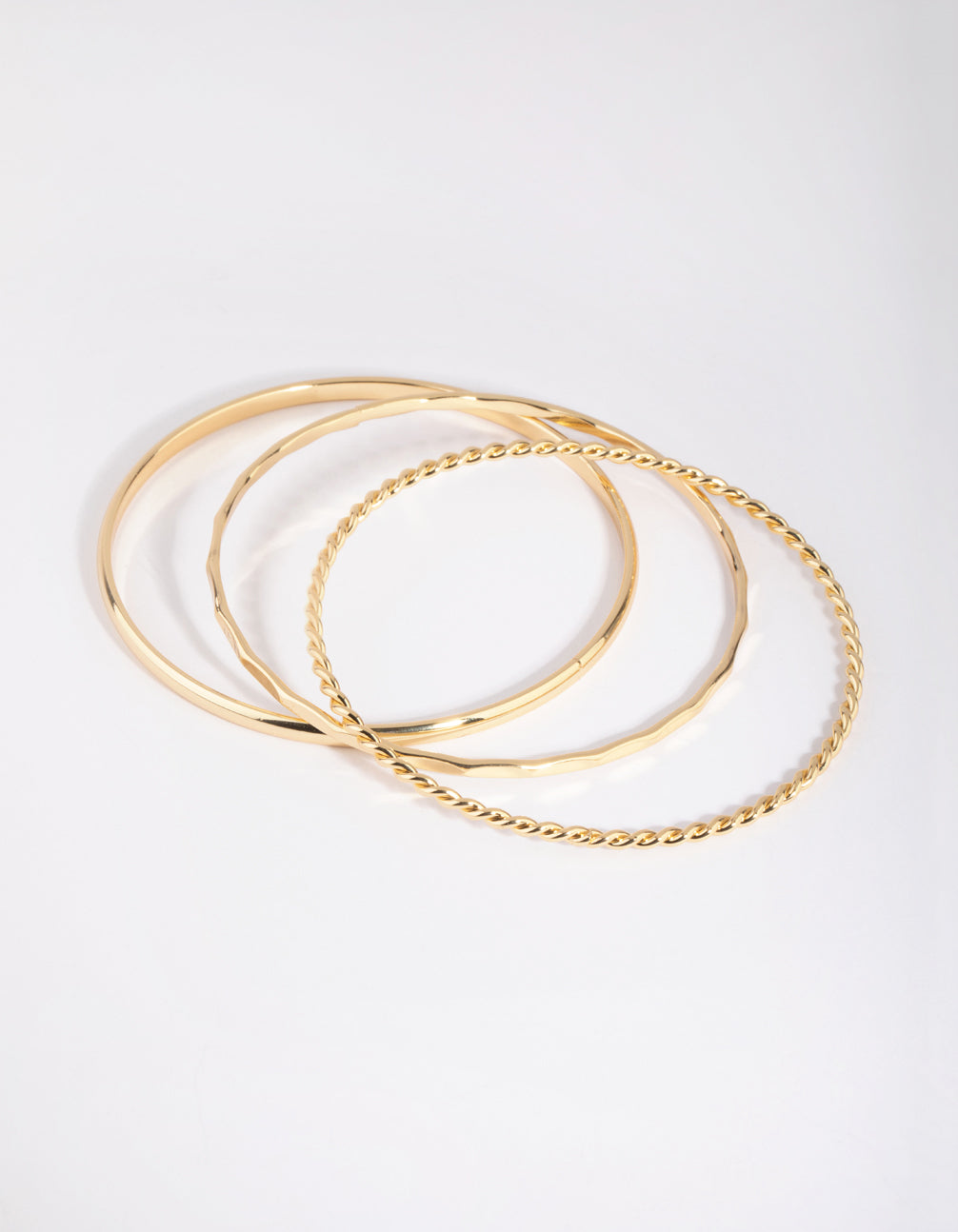 Gold Plated Mixed Bangle Pack