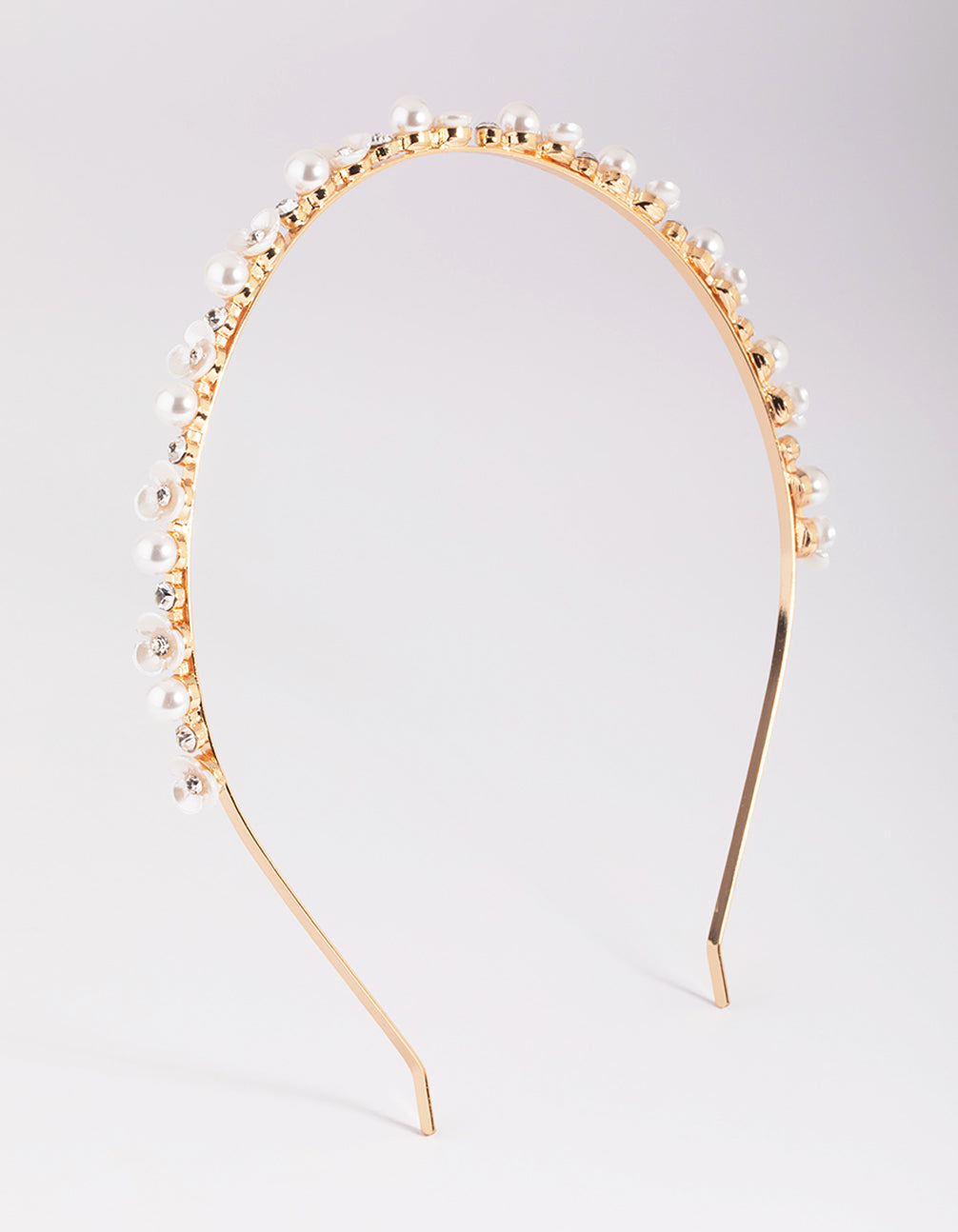 Pearl & Flower Headband