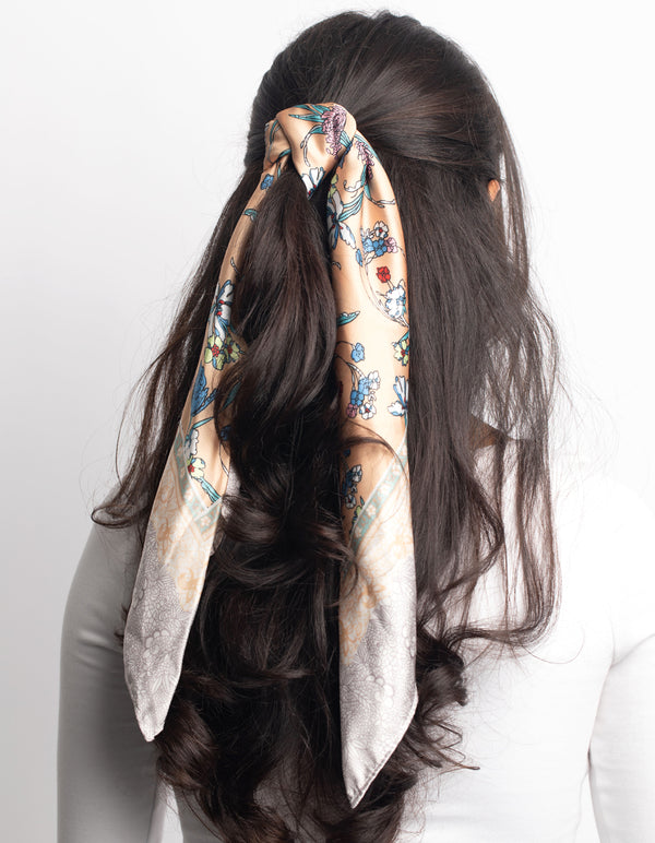 Blush Floral Scarf