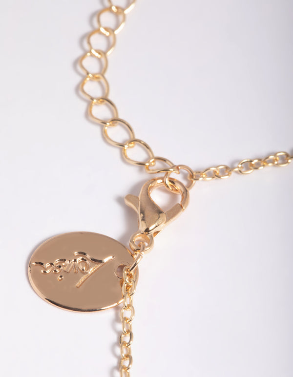 Mixed Metal Star Necklace Set