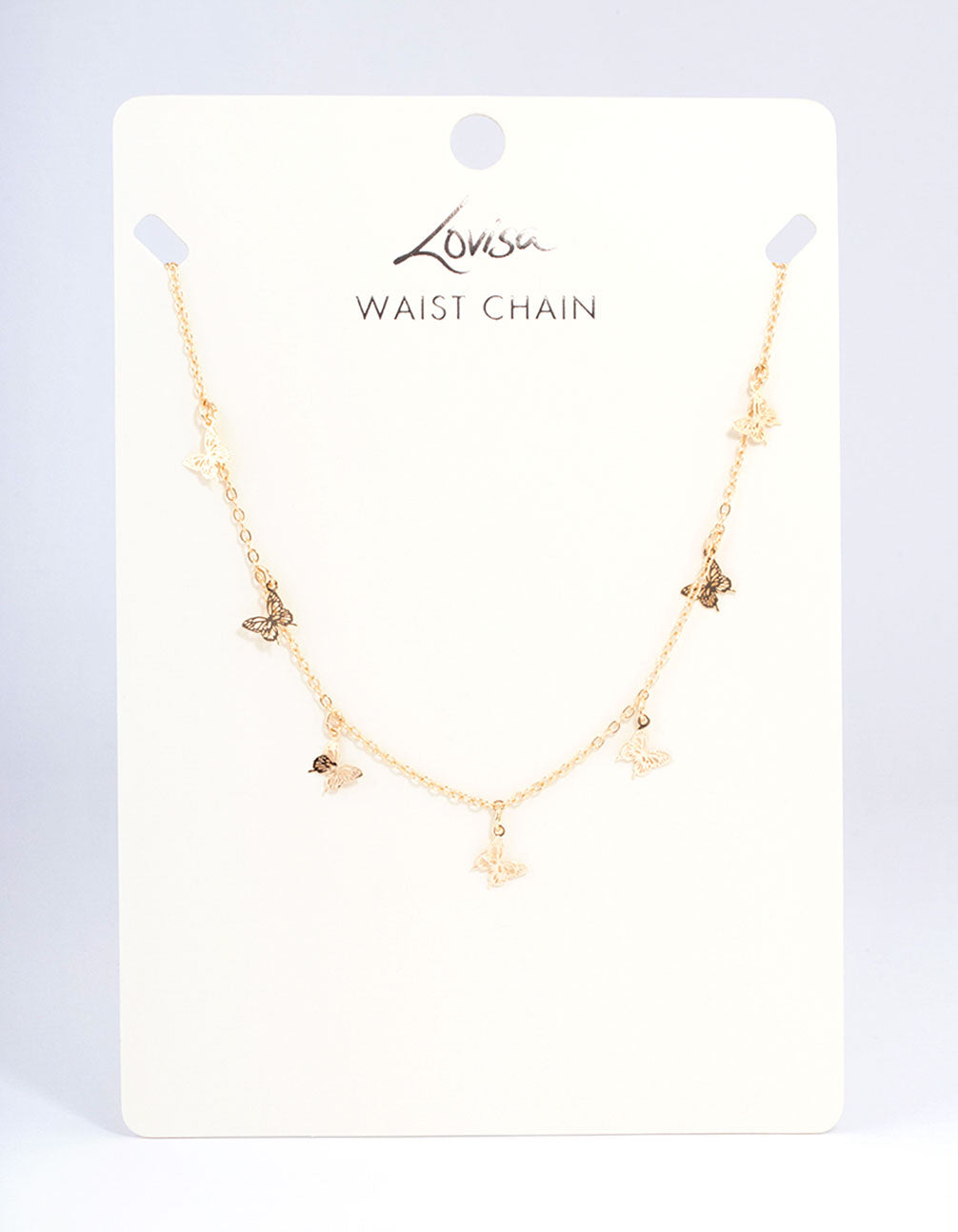 Gold Butterfly Waist Chain