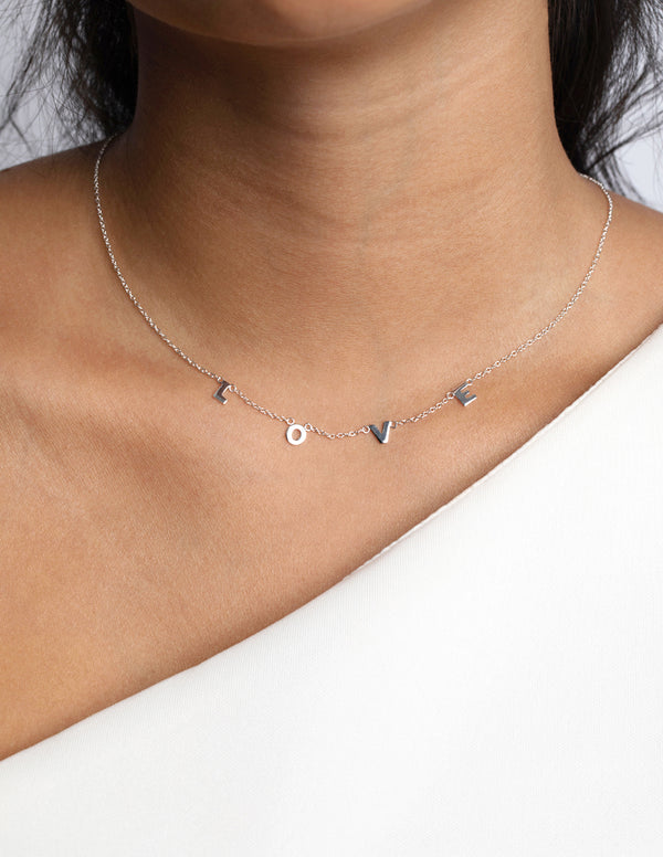 Sterling Silver Love Necklace