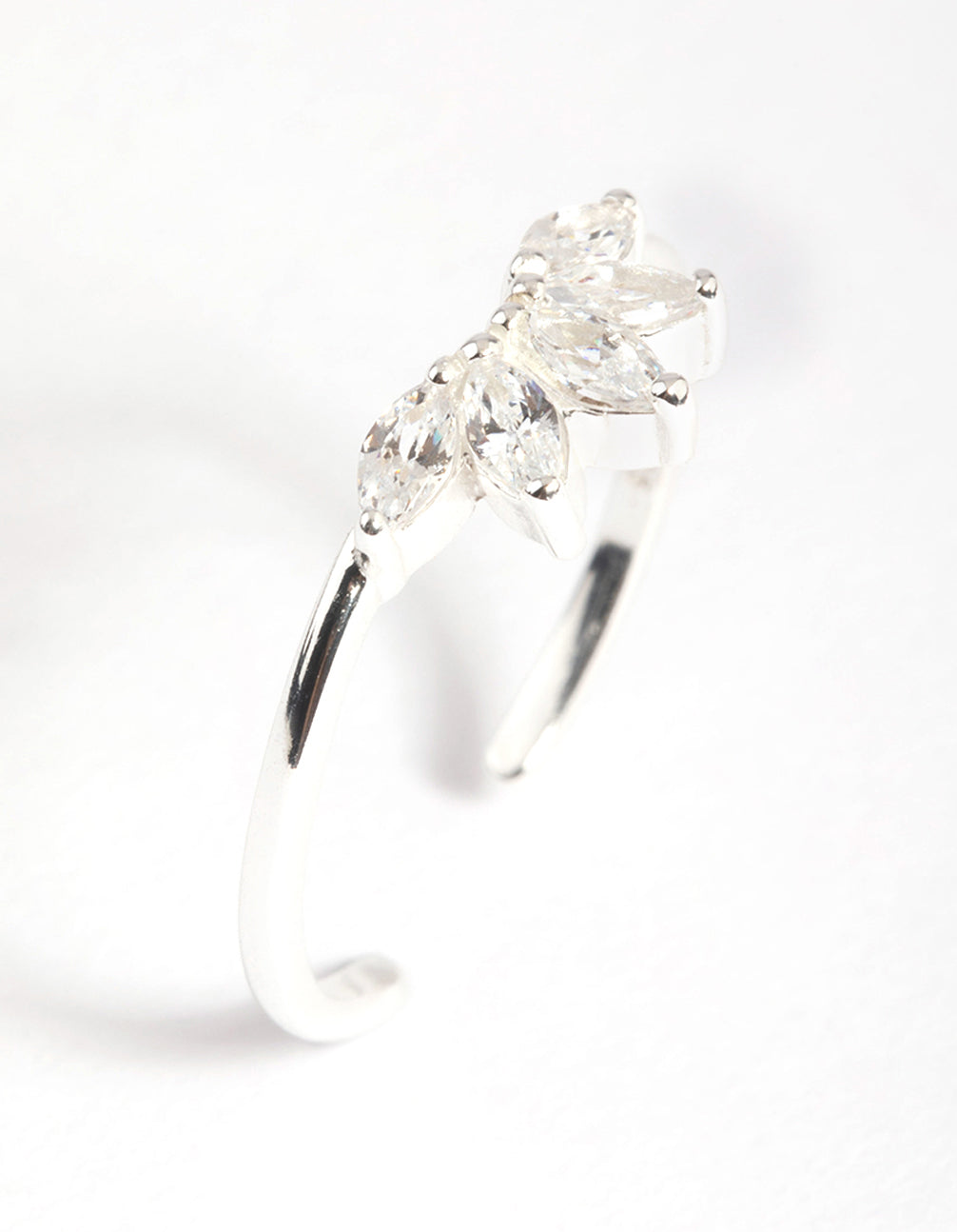 Sterling Silver Fan Ring