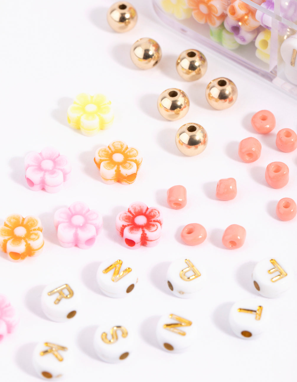 Gold Flower Make Your Own Bead Kit
