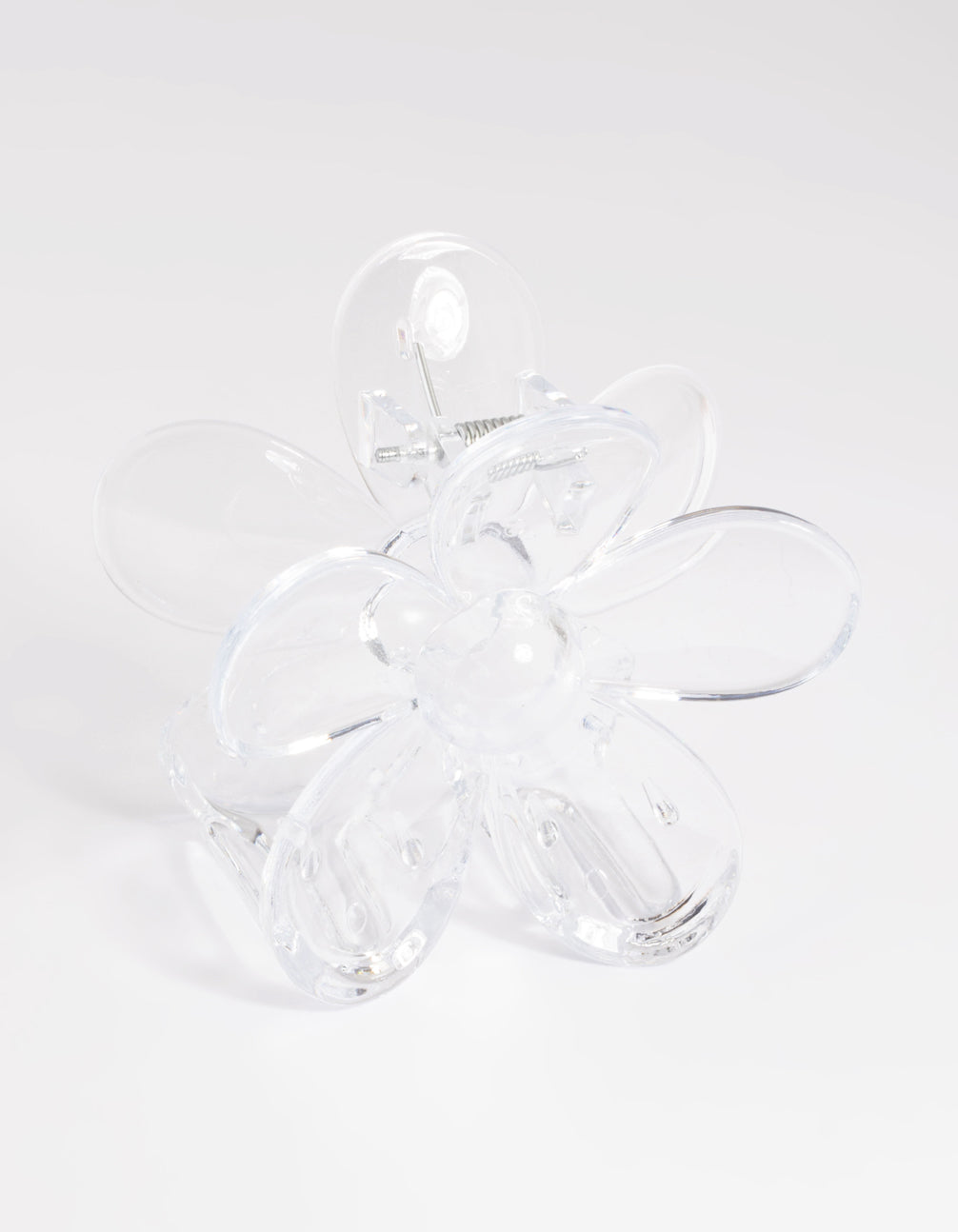 90s Clear Daisy Flower Claw Clip