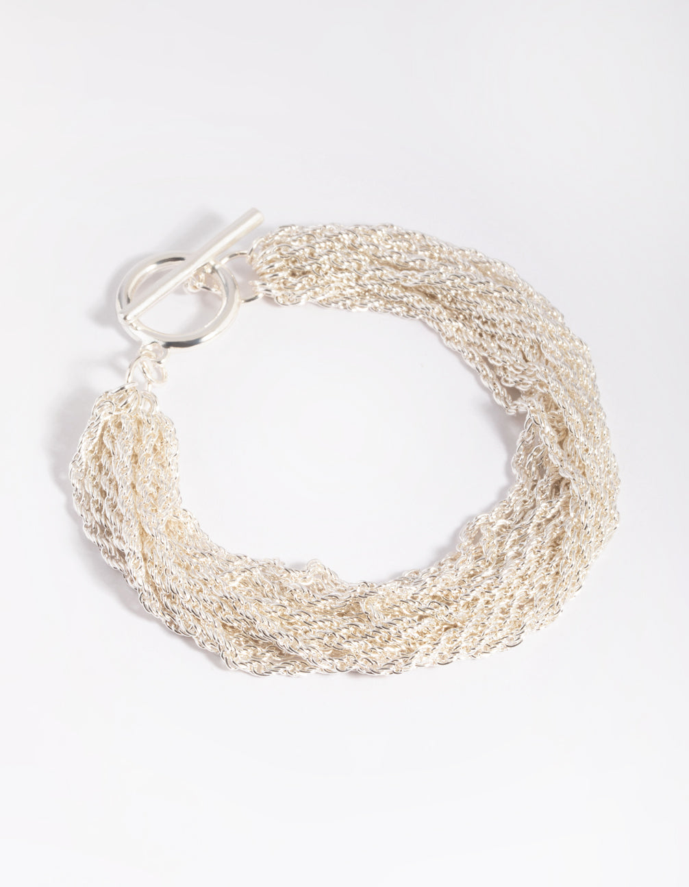 SIlver Chain Toggle Bracelet