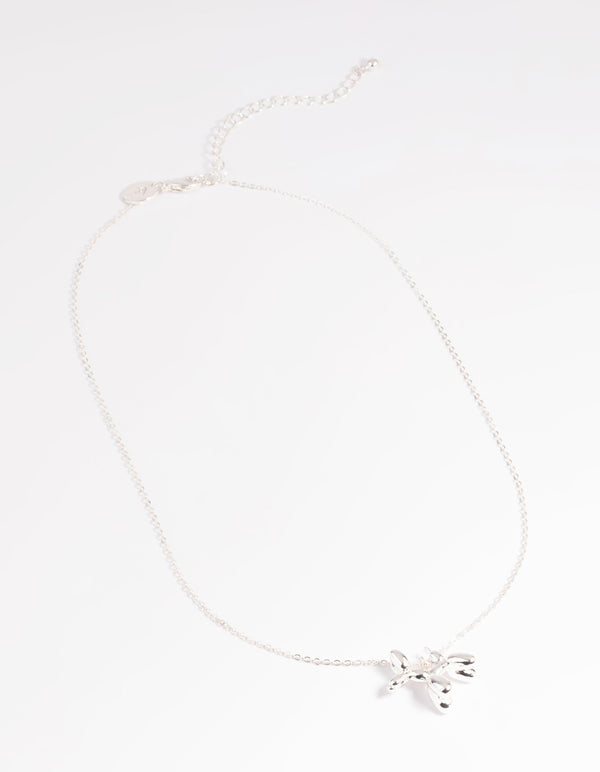Silver Bubble Dog Necklace Giftbox