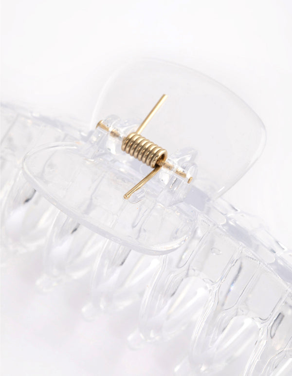 Clear Hair Claw Clip