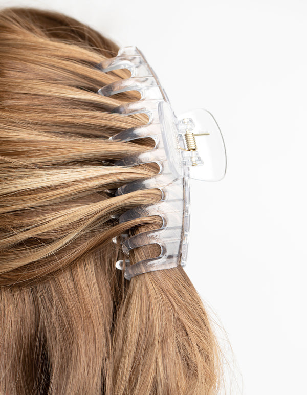 Clear Hair Claw Clip