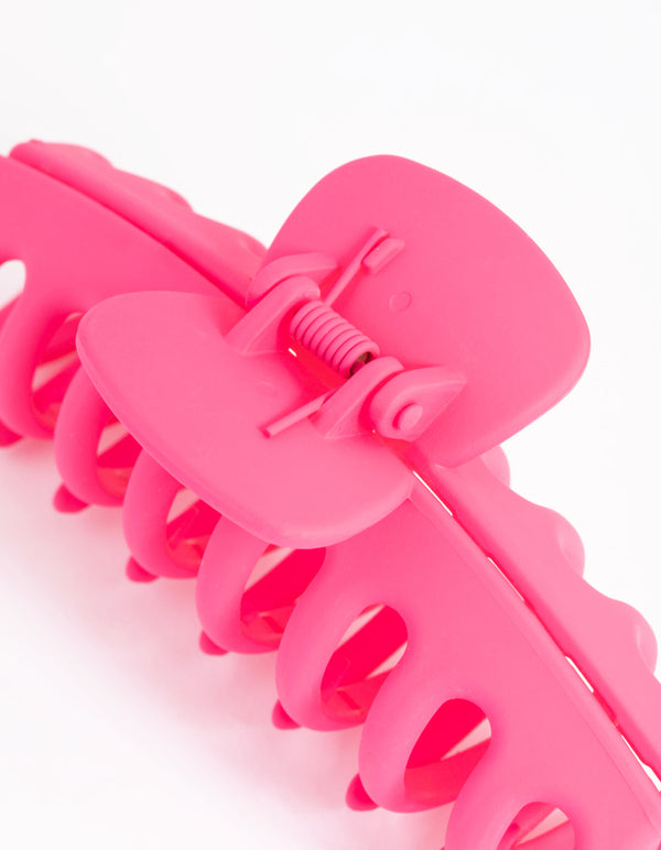 Matte Pink Plastic Claw