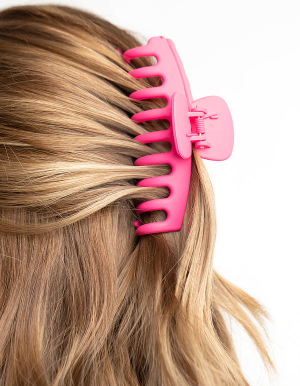 Matte Pink Plastic Claw