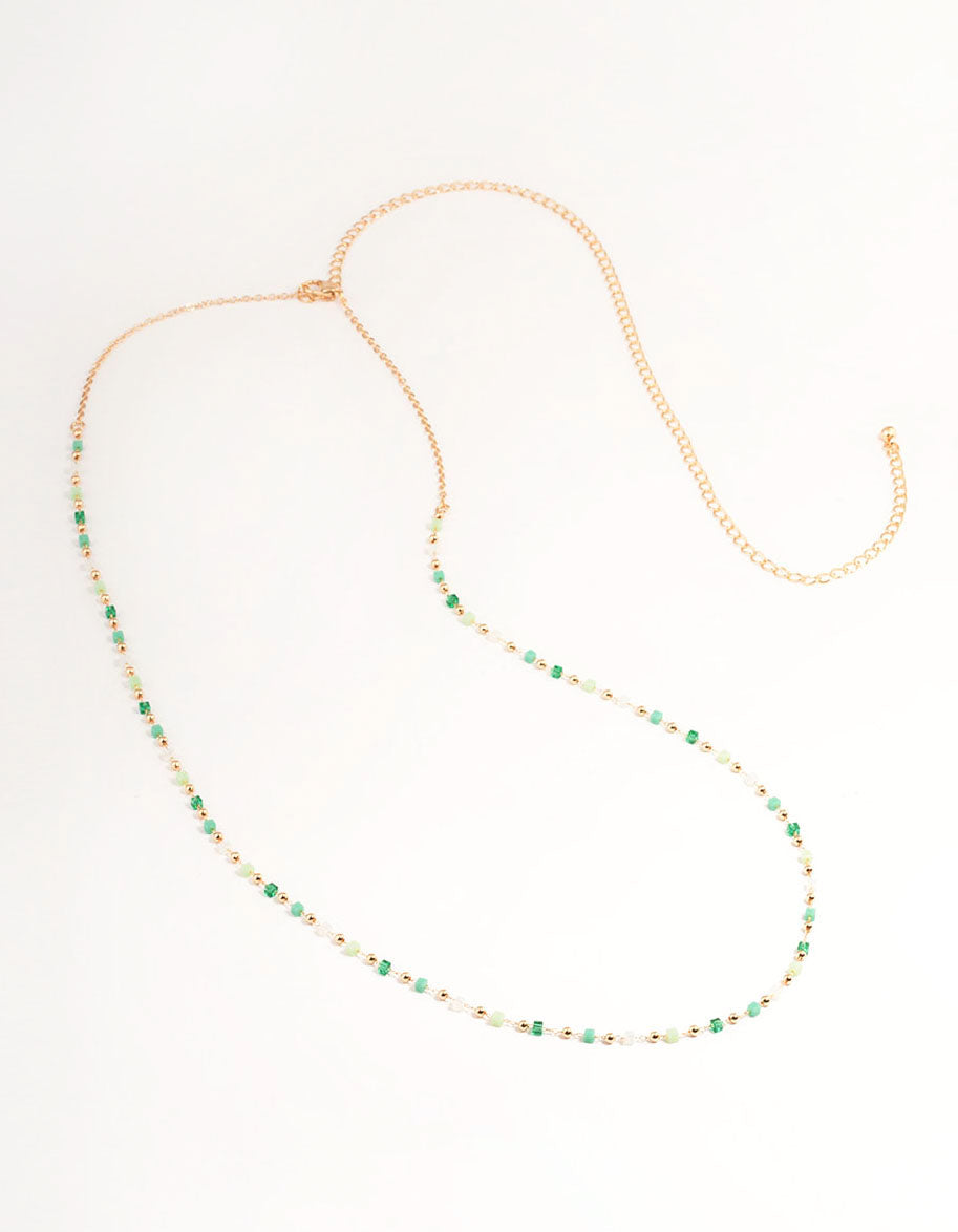 Gold Beaded Waist Chain