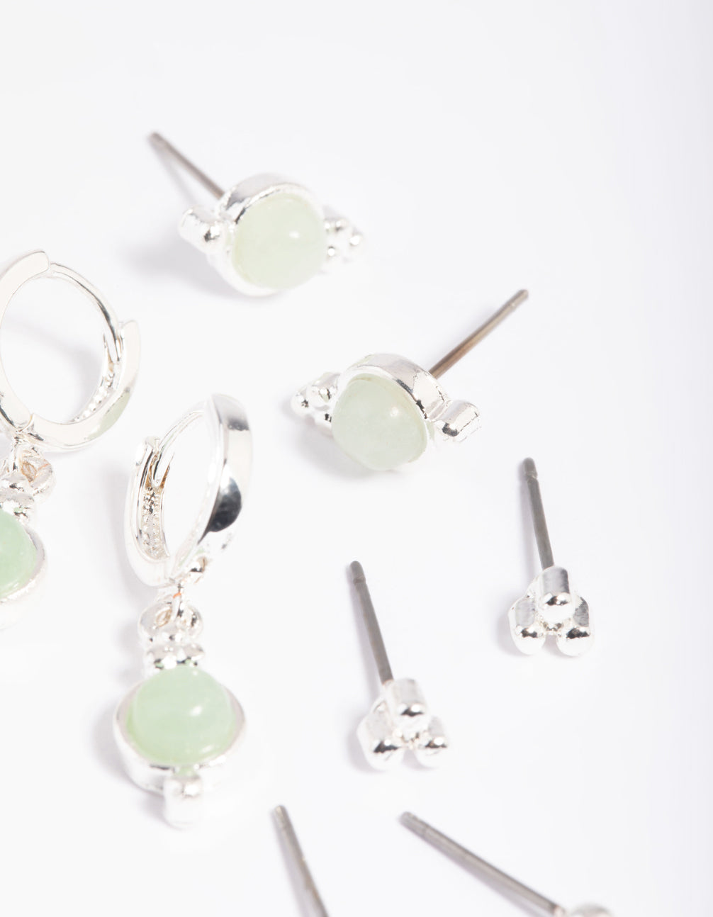 Green Amazonite Earring Stack Pack