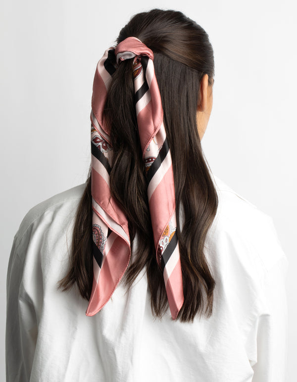 Colourful Paisley Print Bandana Hair Scarf
