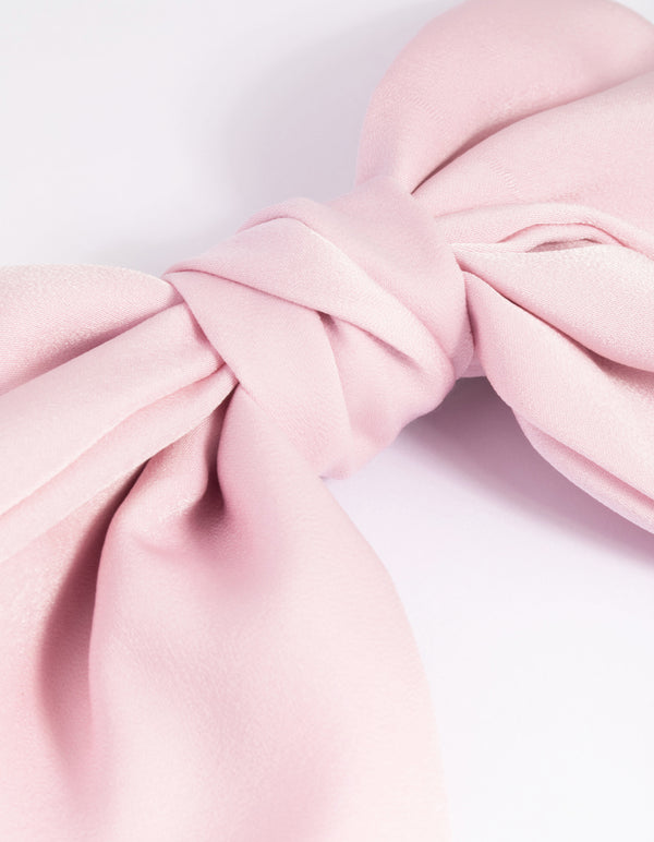 Blush Bow Clip
