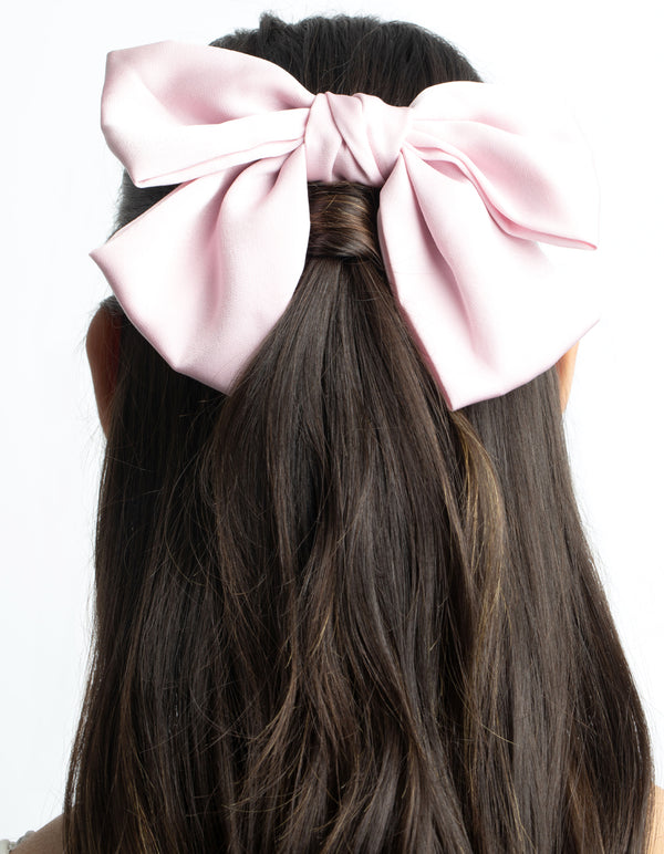 Blush Bow Clip
