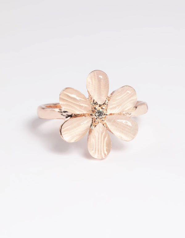 Rose Gold Cats Eye Ring