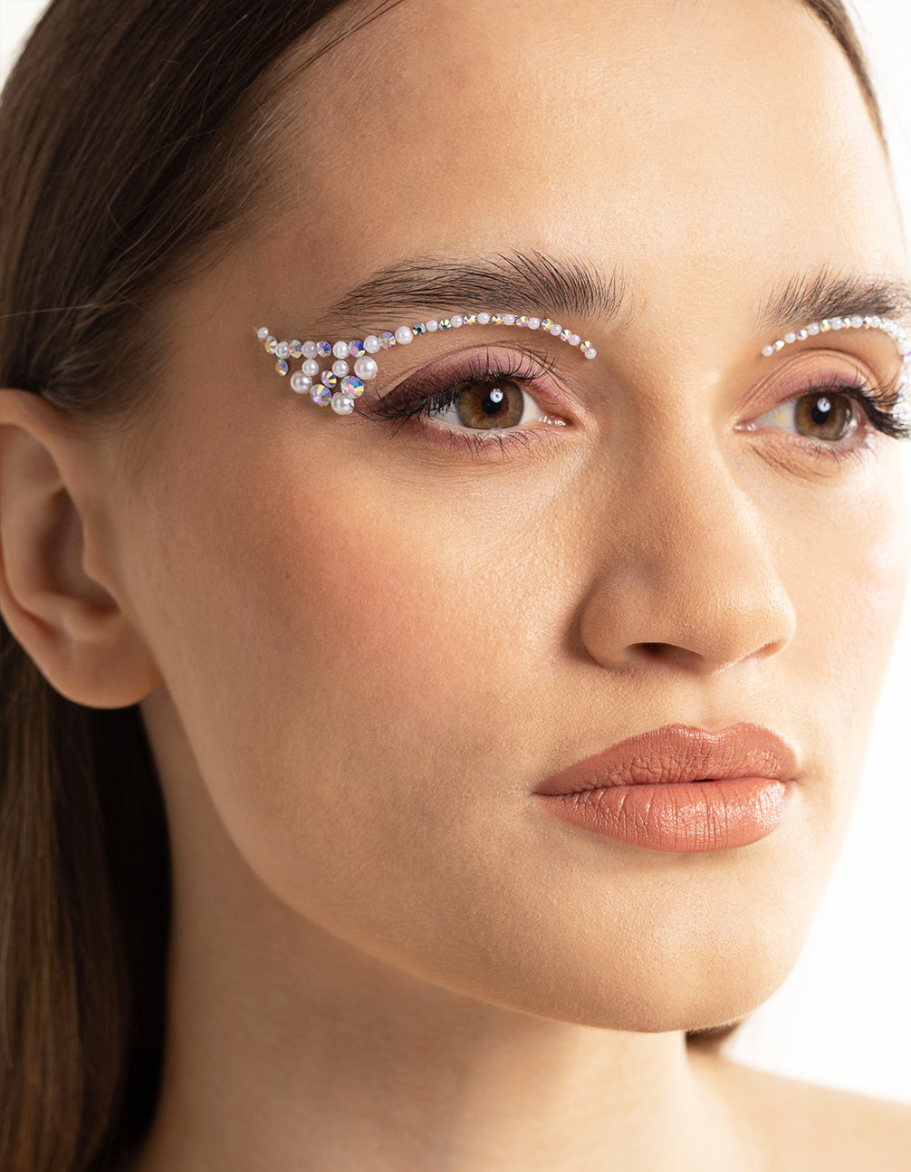 Pearl Cat Eye Face Jewels