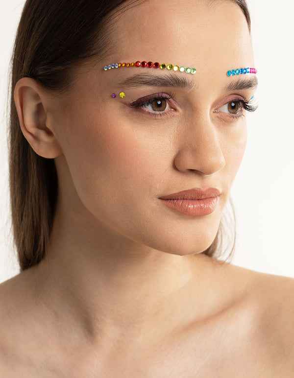 Rainbow Brow Face Jewels