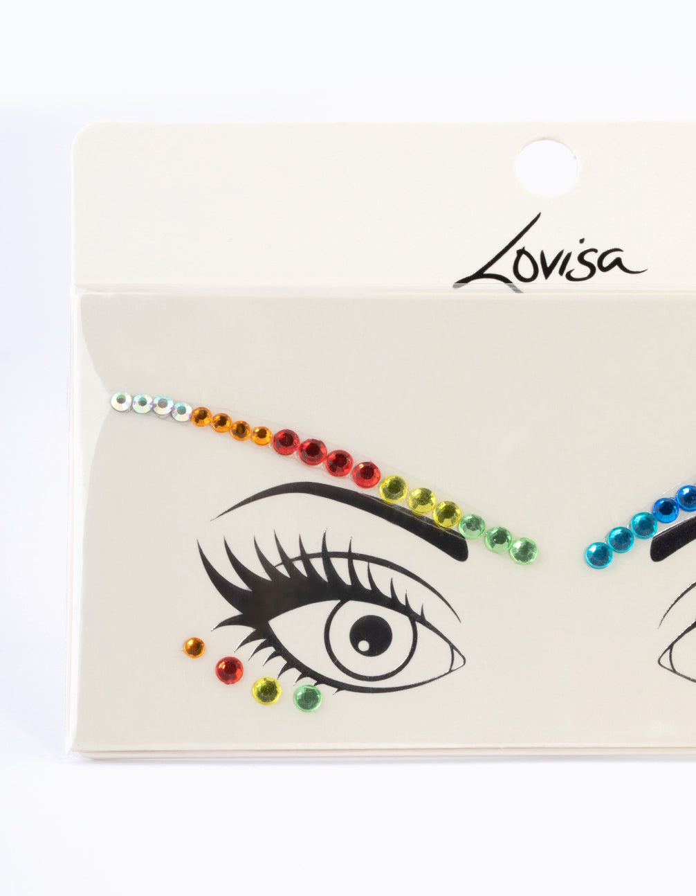 Rainbow Brow Face Jewels