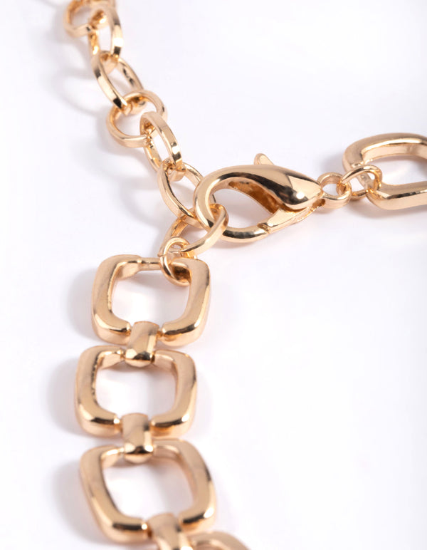 Gold Mini Circle Belt