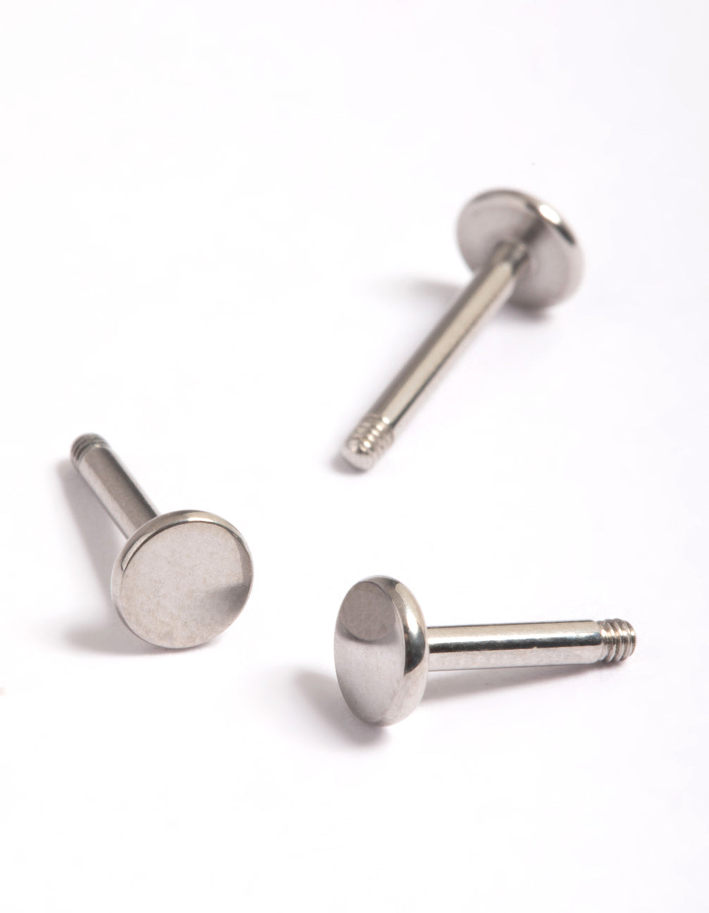 Surgical Steel External Flat Back