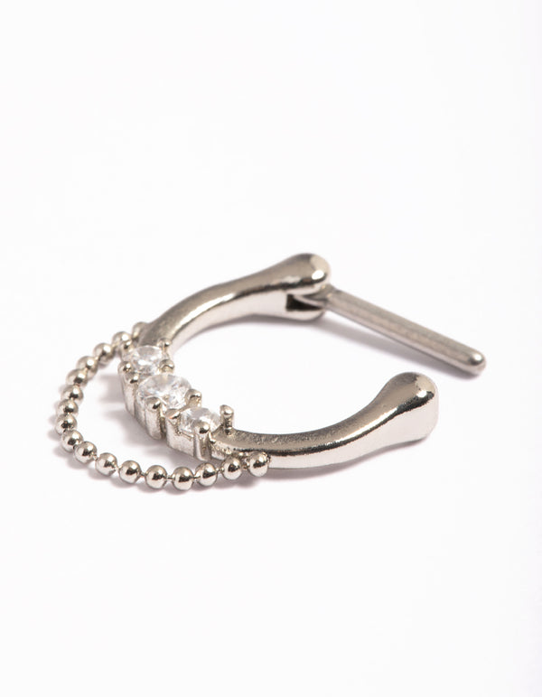 Surgical Steel Statement Chain Septum