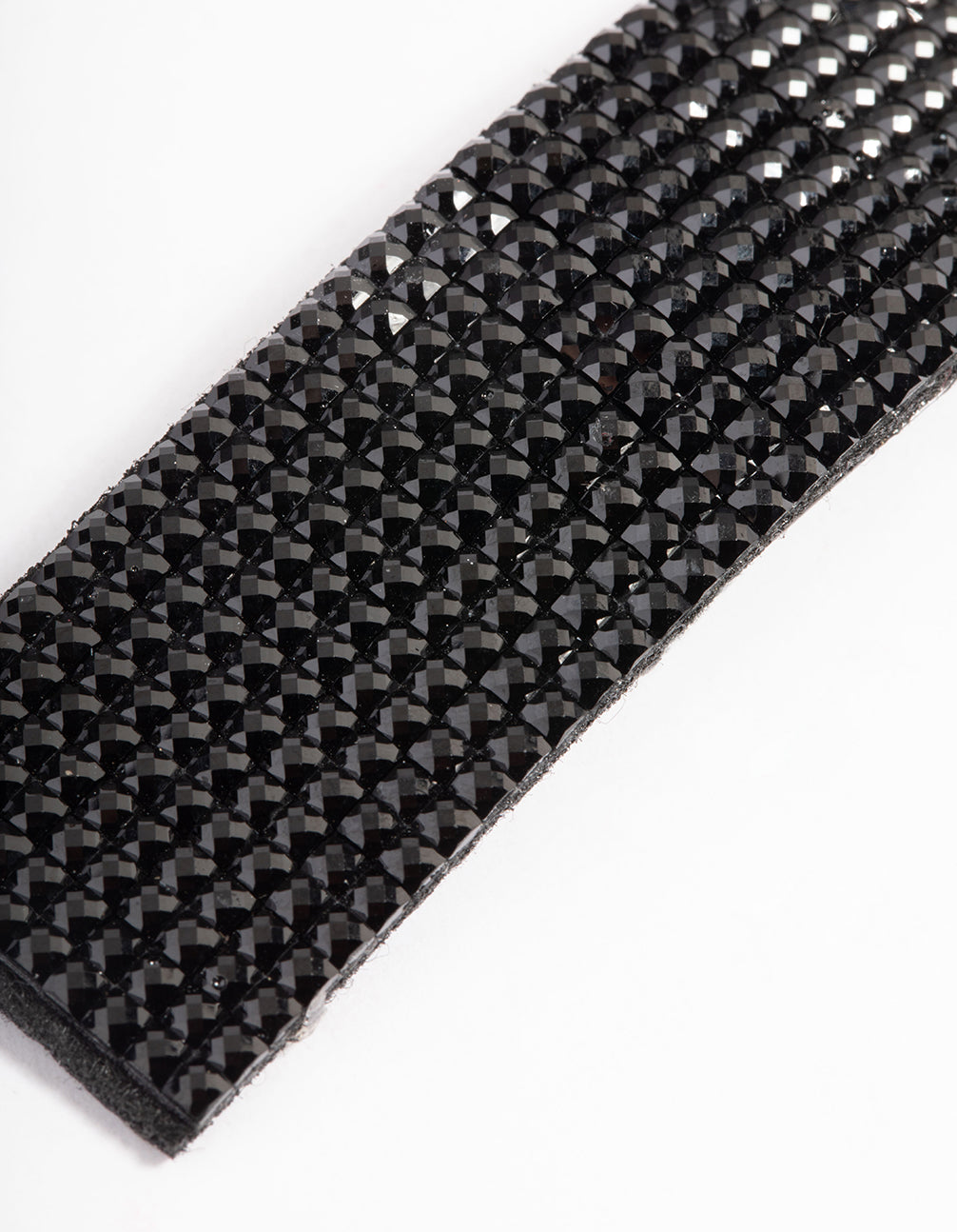 Black Large Diamante Clips