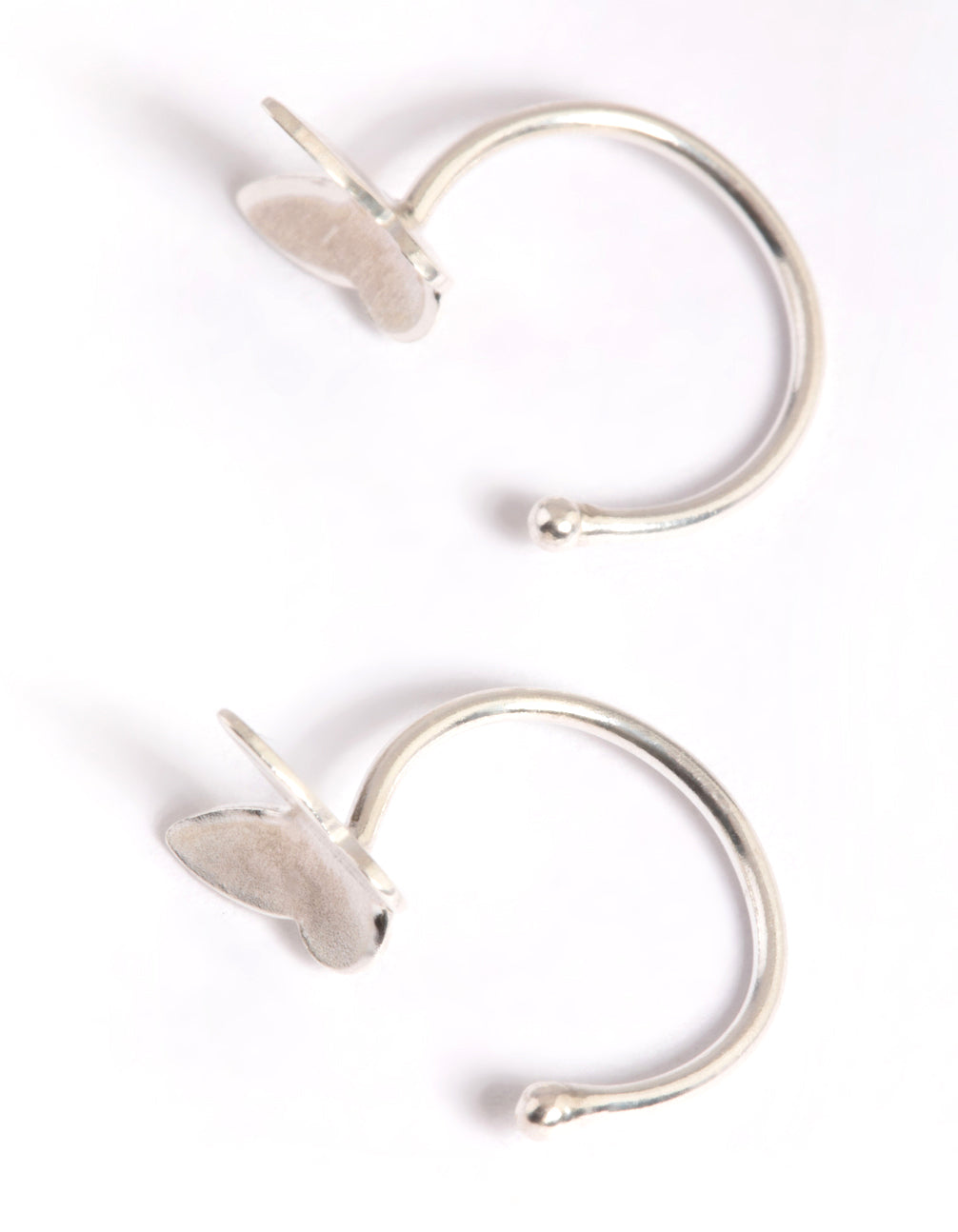 Sterling Silver Butterfly Jacket Earrings
