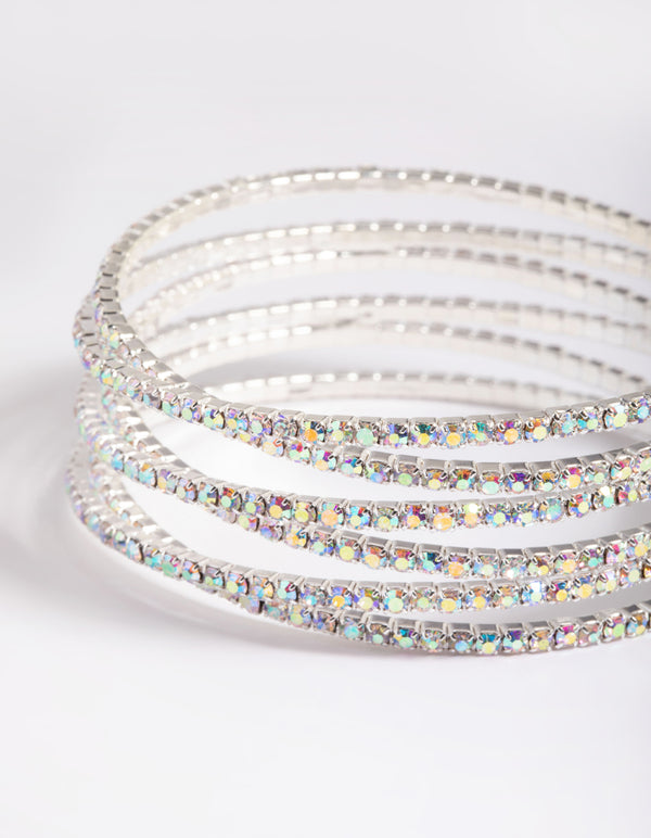 Silver Zig Zag Open Wrist Cuff